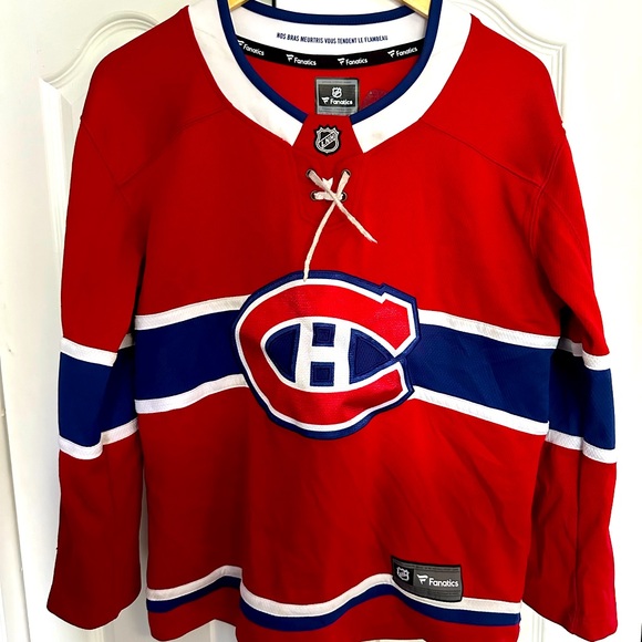 Montreal Candiens red youth jersey size L/XL - Picture 1 of 4